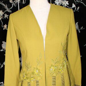 Share BEADED/RHINESTONE COCKTAIL , CHURCH SKIRT SUIT 16 PARAKEET